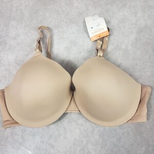 Warners  Bra Womens 38B Cushioned Underwire Lightly Lined T-Shirt Tan 1593